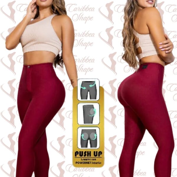 Leggins Levanta Cola Con Faja Interna